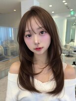 シティーバイローウェ 表参道(City/louwe)&nbsp;ハッシュカット/ハイレイヤー/ベージュブラウン