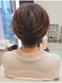 イメチェンウルフショートレイヤーカット30代40代50代田嶋05