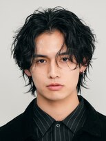 バイフィフス 原宿/表参道(by fifth)&nbsp;緩め波巻きスパイラルパーマシャドウパーマメンズセンターパート