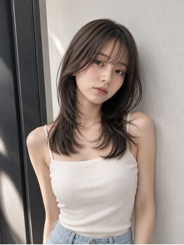 モードケイズ 調布店(MODE K's)の写真/もちが良いカットが自慢☆レイヤーカット&ハッシュカットで似合わせレイヤーカットを叶えます♪