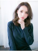 グレージュでふんわり柔らかカール☆