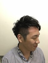 パティオンツー(PATIONN2)&nbsp;アシンメトリーワイルドツーブロックセミウエットスタイル