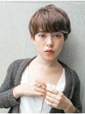 重めバング 小顔ショート 大人かわいい☆