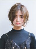 モカ☆川崎》☆小顔ショート×ノットヘア☆
