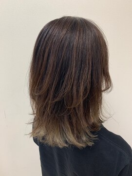 ダスティ 豊科駅前店(Dasty) レイヤースタイル×裾カラー