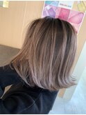 バレイヤージュボブ