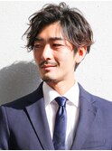 マッシュウルフ ツイストパーマ ウルフパーマ ウェットヘア