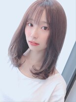 ミラレスカ 栄(MIRA RESCA)&nbsp;ミラレスカ 透明感のある切りっぱなしボブbyウラタニ