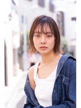 レニーバイエース(LANY by ACE) 【LANY横浜】外ハネボブ×オリーブベージュ