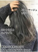 ＊透け感がカギ☆グレージュハイライトで大人クールさアップ＊