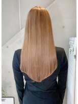 アフィーロ(ACHFILO)&nbsp;髪質改善　20代30代大人女子　艶感ストレートミルクティベージュ