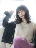 ヘアリゾート粋 リマ 銀座店(lima)&nbsp;【新宿東口店：笈川綾香】黒髪ミディ×ゆるふわパーマ【新宿駅】