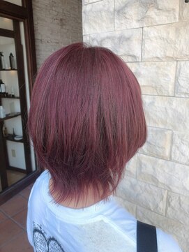 ブランシェ 高蔵寺店(BRANCHE) ウルフマッシュ×春カラー【北川】