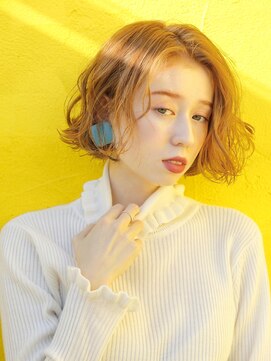 ロンドアベニール 北千住(Lond avenir) ぷつんと大人ウェーブボブ