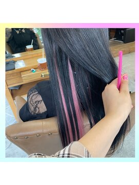 フツーロ 栄(FUTURO) ＃プルエクステ＃インナーカラー