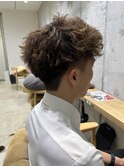 爽やかメンズショート/ツーブロック/メンズハイライト