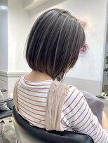 グラフ 銀座(GRAFF) 20代30代ボブ/コントラストハイライト/グレージュ/銀座