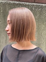 カリファ 田町(KHALIFA)&nbsp;ケアブリーチ/ダブルカラー/ボブ/ケアブリーチ/デザインカラー