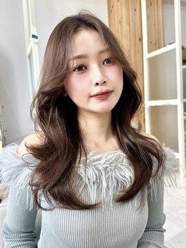 アフロートリノ(AFLOAT Leino) 2wayバング 韓国前髪 シースルー ミディアム くびれ レイヤー#