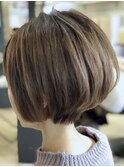 20代30代40代似合わせイメチェンカット/丸みショート/フルバング
