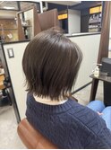 【イルミナカラーで透明感】春のオリーブグレージュ