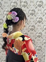 ルシエル バイ カトレアグループ(Le Ciel)&nbsp;小学生卒業式ヘア、袴着付/ ロング