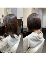 ムーブ(Moob)&nbsp;襟足スッキリ切りっぱなしボブ【別府】