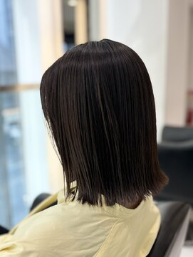 エアー 銀座タワー(AIR) 【ママさん時短スタイリング　切りっぱなしボブ】藤本麻衣