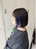 チラ見えが可愛い♪ボブ×インナー