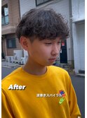 波巻きスパイラルパーマ