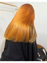 アル 心斎橋(alu)&nbsp;ハイトーンロング/オレンジベージュ/暖色カラー