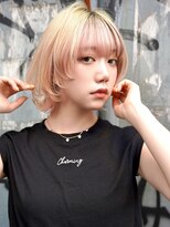 ブゾン(buZon)&nbsp;【buZon ブゾン】マッシュウルフ☆前髪デザインカラー