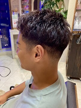 ヘアリゾート粋 ティガ 池袋店(tiga) メンズカット/ブラウン/刈り上げ