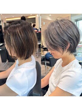 バンプ ギンザ(BUMP GINZA) 30代/40代/50代・絶壁解消×くびれショートボブ【浅野】