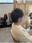 ミディアムレイヤーのツイストパーマスタイル!