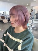 あき/ウルフ/ラベンダーグレージュ