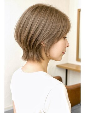 ラマヘアー(RAMA hair) レイヤーボブ/ベージュカラー