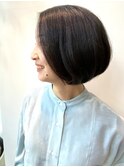 大人ショートボブ/ハイライト/白髪ぼかし/武蔵小杉/自由が丘