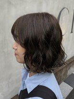 ガーランド (Garland) 似合わせボブパーマ 暗髪カラー 透明感カラー ニュアンスパーマ