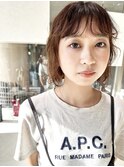 抜け感たっぷりウェットボブ(アディクシーカラー)