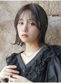 大人可愛い20代30代40代前下がり小顔ボブ丸みショート