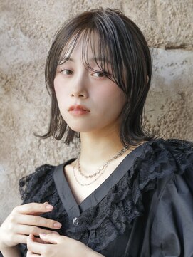 カライング(ing) 大人可愛い20代30代40代前下がり小顔ボブ丸みショート