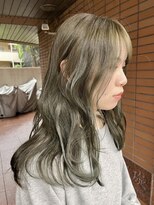 ボコカ(bococa)&nbsp;【Vicky指名】ブリーチなしダブルカラーオリーブベージュ