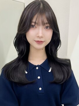 アイトーキョーエス 渋谷(AI TOKYO S) ブルーグレージュ透明感カラーシアーカラーブリーチなしくびれ