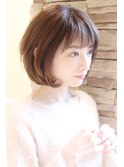 30代40代50代大人可愛いボブ　ワンカールボブ