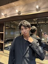 メンズココ メンズパーマ 韓国ヘア 日本橋店(MENS COCO)&nbsp;アップバングショート