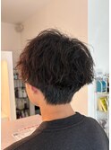 30代男性の【縦落ち】パーマ