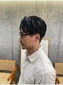 ニュアンスパーマ／メンズショート／メンズパーマ／溝の口