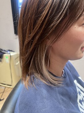 アーカイブ(archive) インナーカラー/イヤリングカラー&レイヤーカット archive垂水