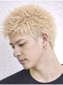 MEN’S HAIR/サーフカール/刈り上げセンターパート/心斎橋